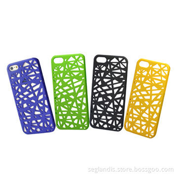 Webbed Bumper Case for iPhone 5, Bird's Nest Hollow Out Design